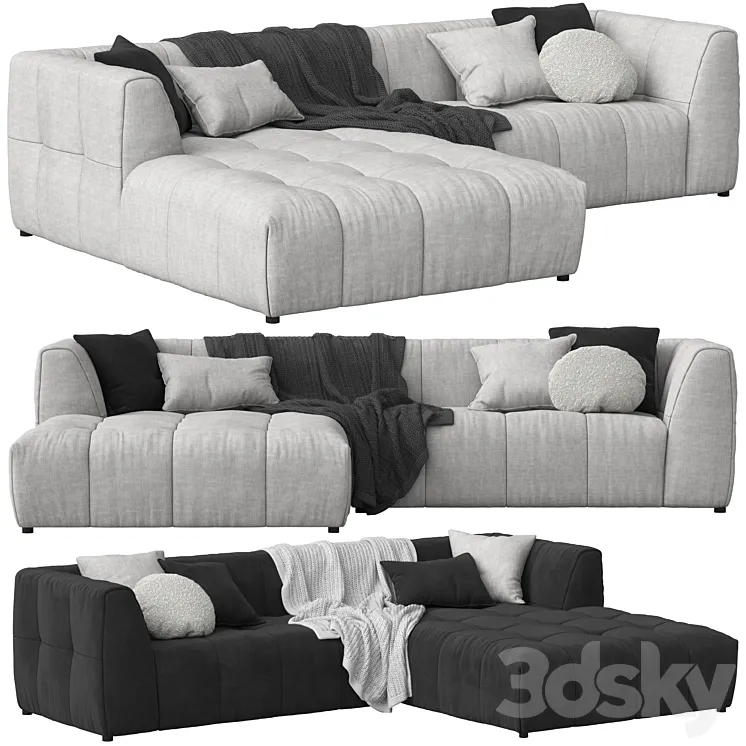 Globewest Sydney Slouch Sofa2 3DS Max Model