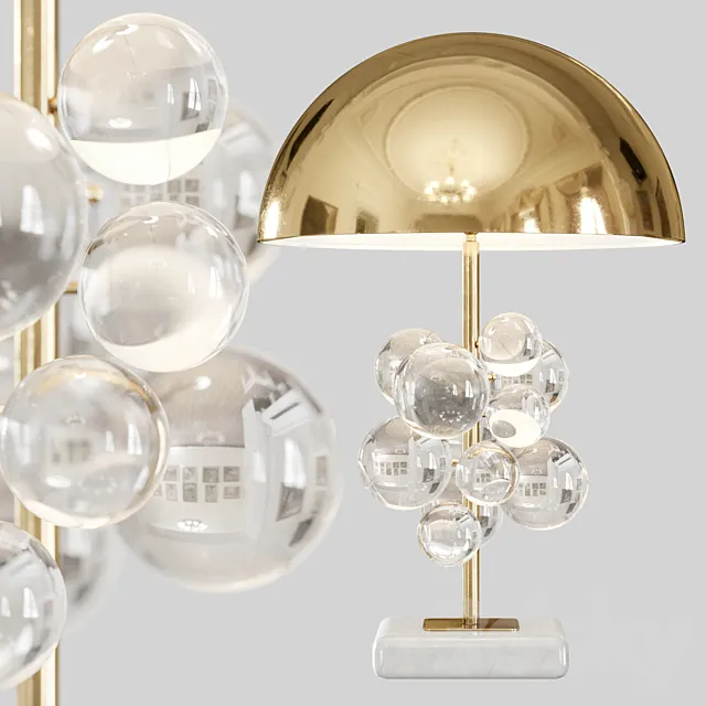 Globo Table Lamp II designed by Jonathan Adler 3ds Max