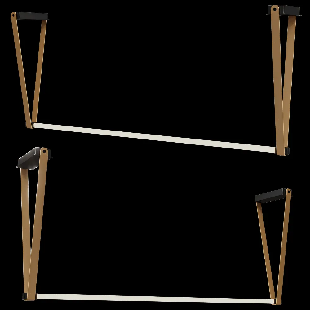 GLODE – Chandelier Acril Line 3ds Max