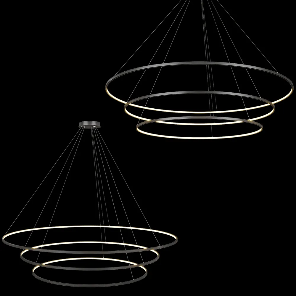 GLODE – Chandelier OLamp Triple 3ds Max