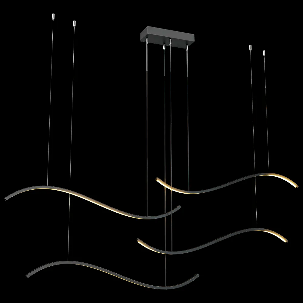 GLODE – Chandelier WaveLamp 3ds Max