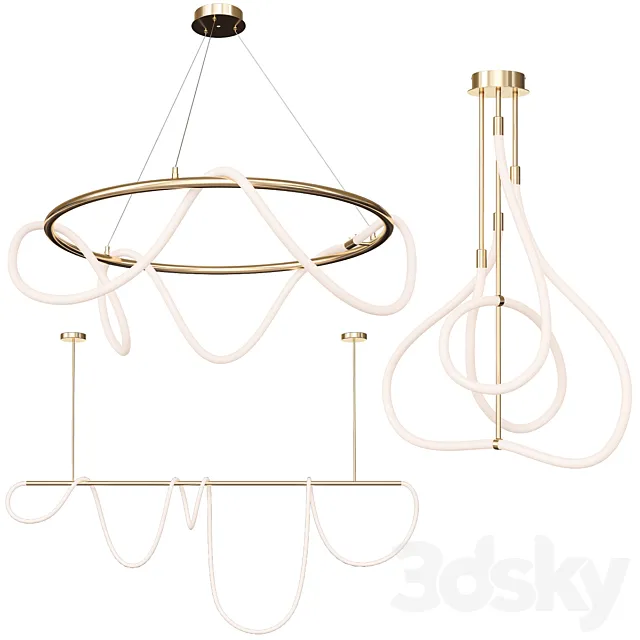 Glorify Chandeliers Set 3DSMax File