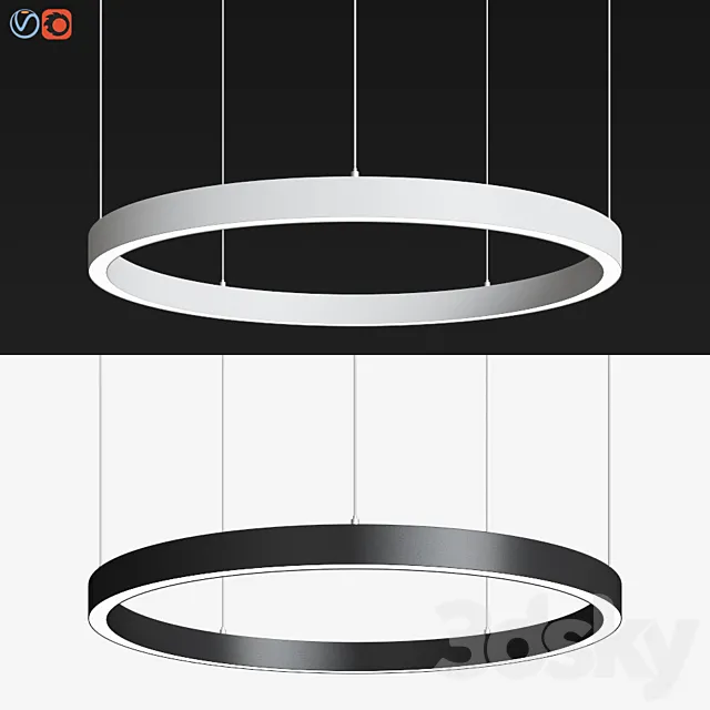 Glorious Led Pendant Lamp Orbit 3ds Max