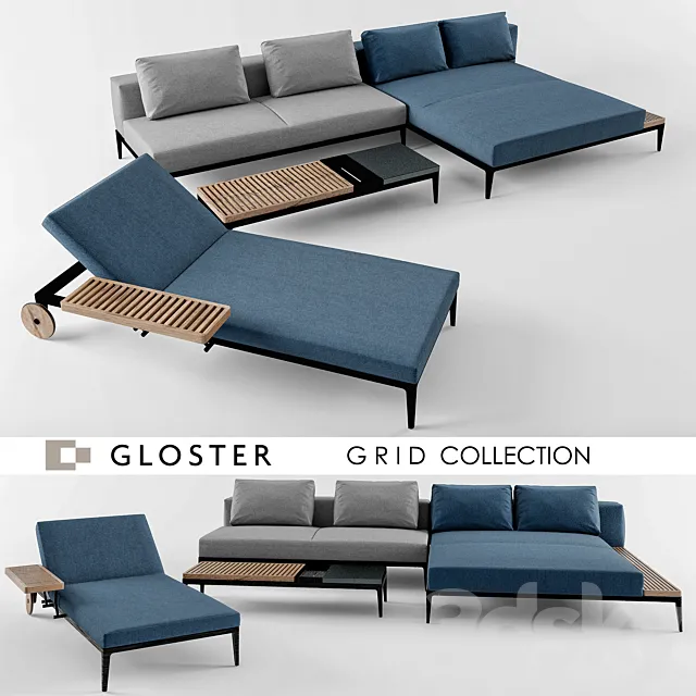 Gloser Grid Collection 3DSMax File