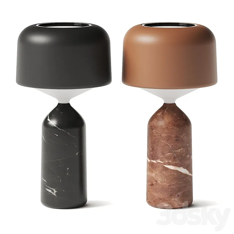 Gloster Ambient Pebble Table Lamp 3DS Max