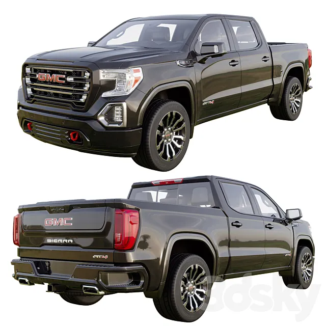 GMC Sierra AT4 2020 3DSMax File