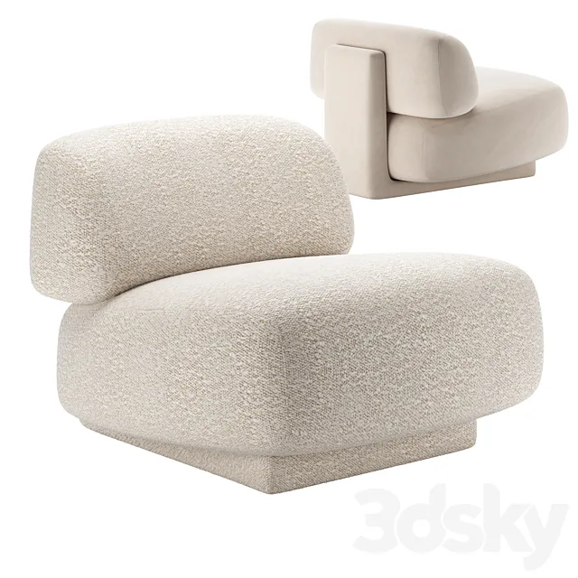 GOGAN | Armchair by Moroso 3ds Max