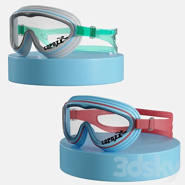 Goggles Copozz 3DS Max Model