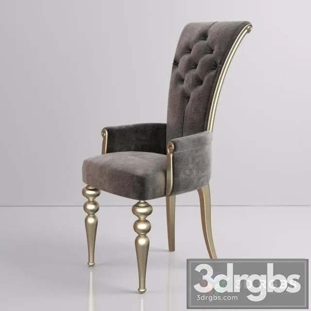Gold Armchair 3dsmax Download