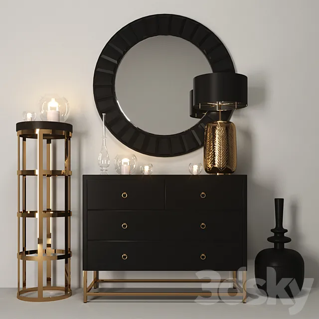 Gold set 3ds Max