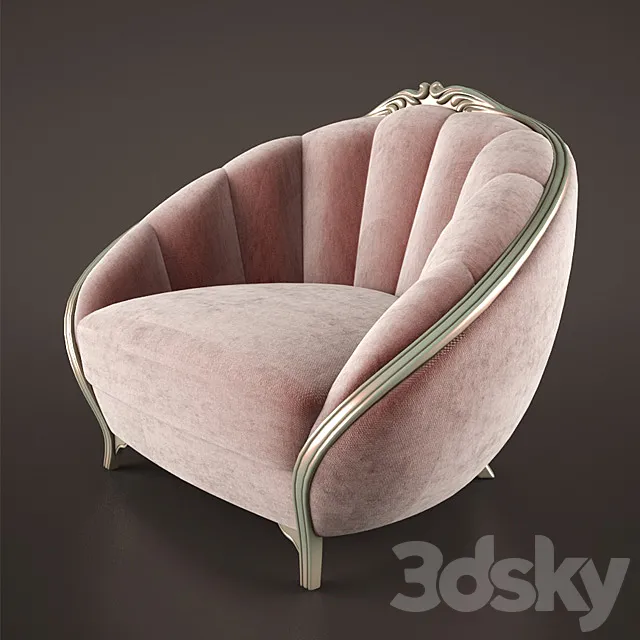 GOLDCONFORT Paradise armchair 3ds Max