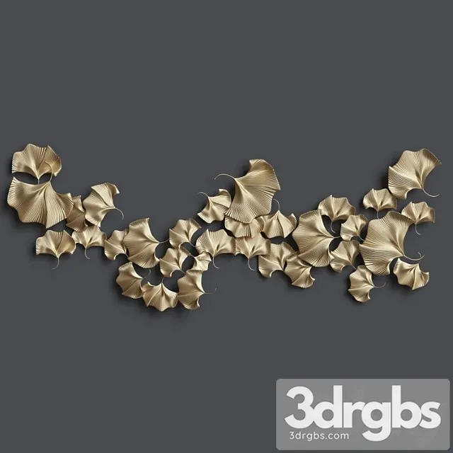Golden Ginkgo Leaves 3dsmax Download