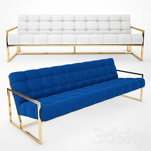 Goldfinger Apartment Sofa 3DS Max Model