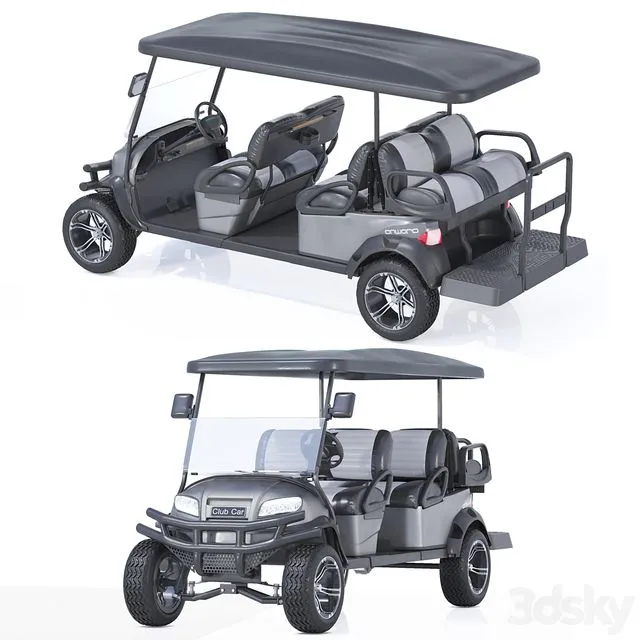 Golf Club Car 3dsMax Model