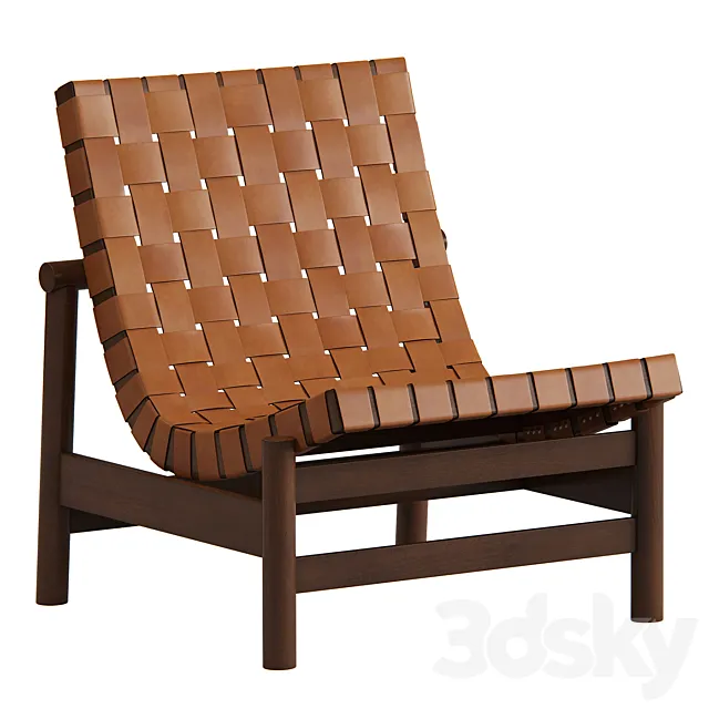 Gonzalo Cordoba Easy Chair Model Guama Produced by Dujo in Cuba 3DSMax File