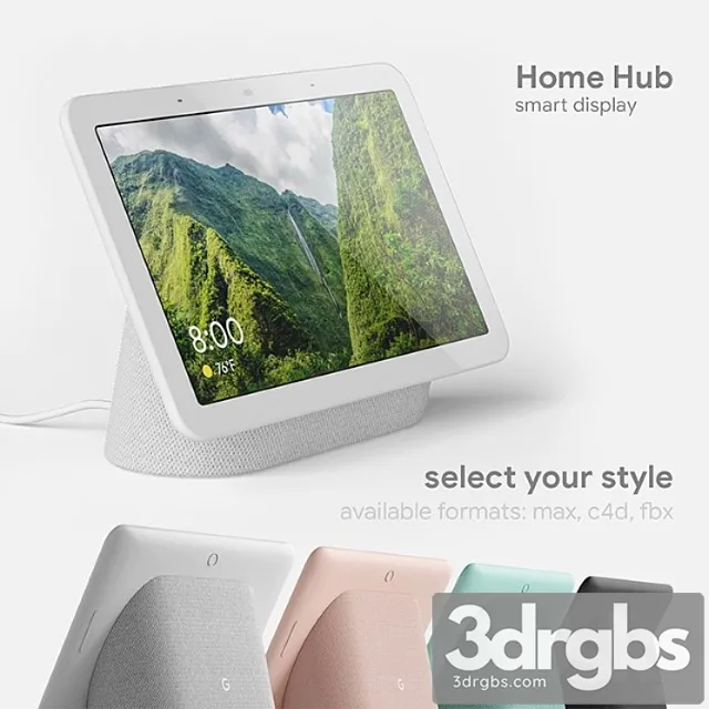 Google home hub 4 colors