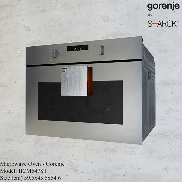 Gorenje – BCM547ST 3DS Max Model