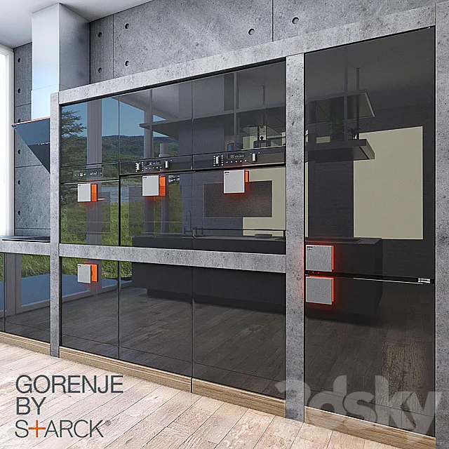 Gorenje – line design by Philippe Starck 3ds Max