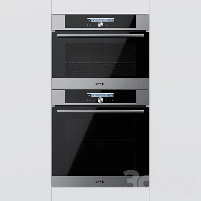 Gorenje Plus – GO778X oven and compact oven GOM711X 3ds Max