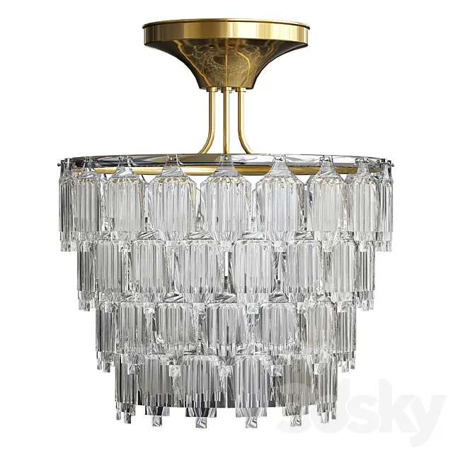 Gorgeous elegant chandelier 3DSMax File
