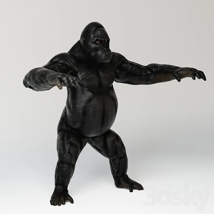 Gorilla 3DS Max