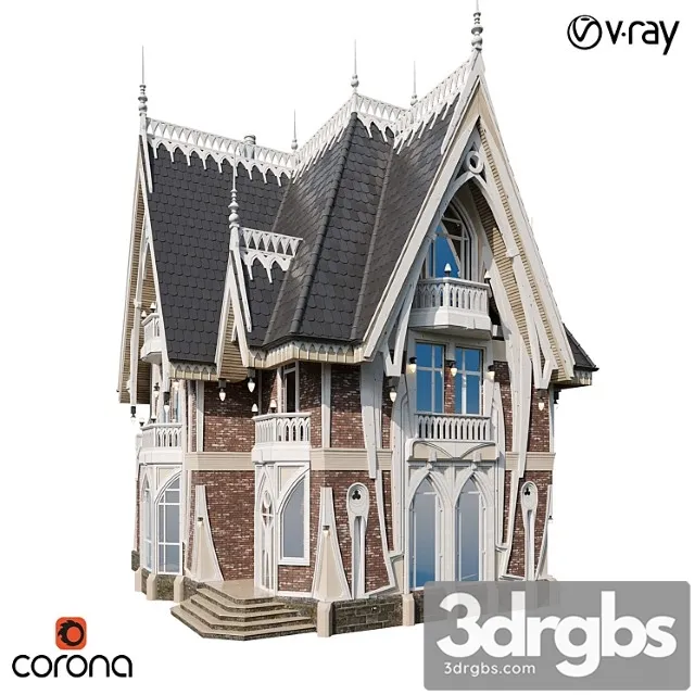 Gothic House 3dsmax Download