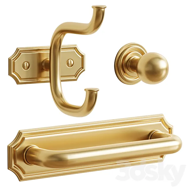 Grace Cabinet Hardware And Hook 3ds Max