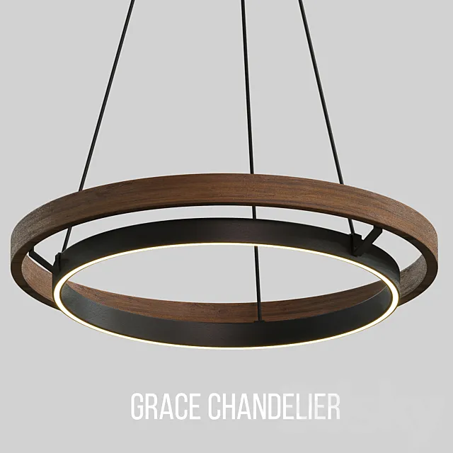 Grace Chandelier 3DS Max Model