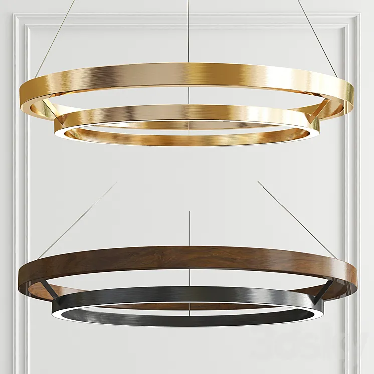 Grace ring chandelier 3DS Max