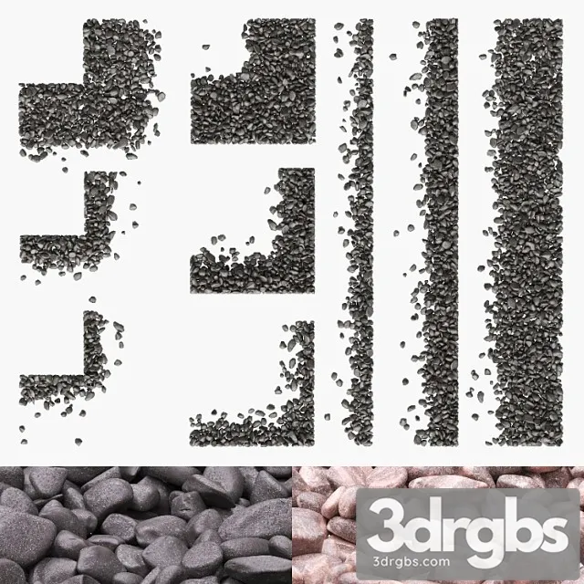 Gradient Pebbles Paths 16 54 mm 3dsmax Download