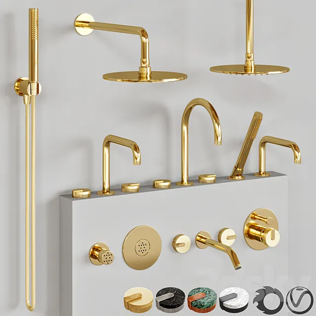 Graff_mod + _faucet_set_01 3ds Max