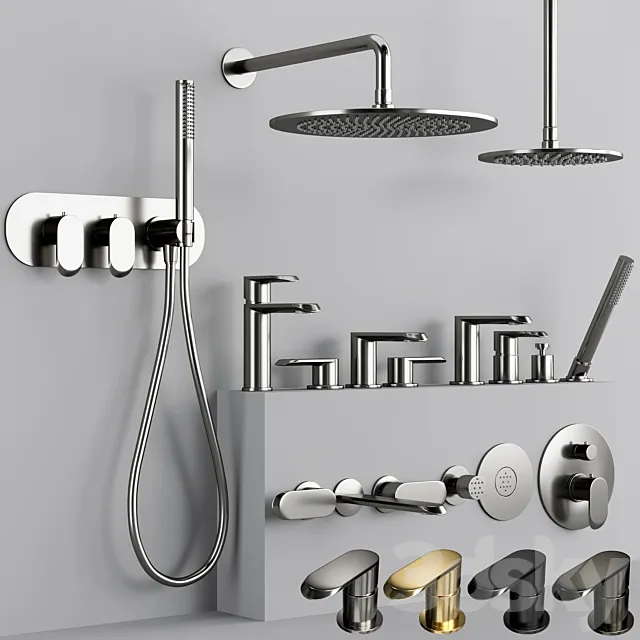 GRAFF_PHASE_bathroom faucet_set 3ds Max