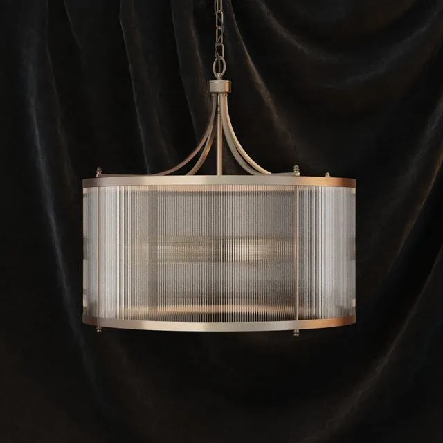 Gramercy glass tube chandelier 3dsMax Model