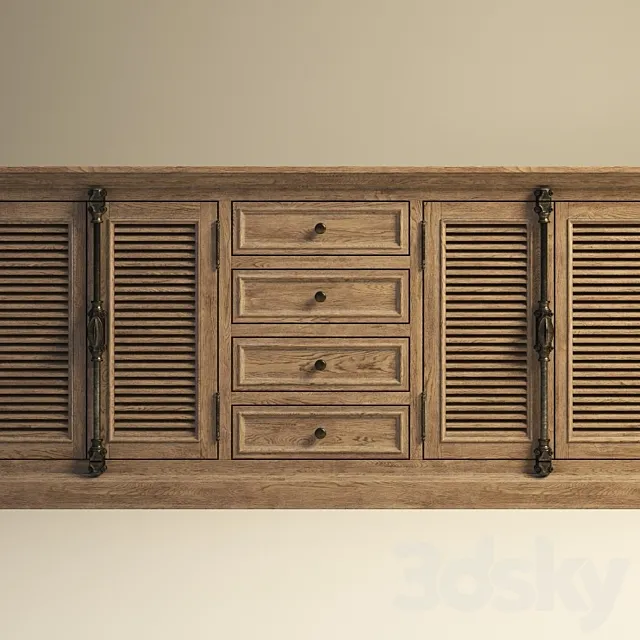 GRAMERCY HOME Concorde Sideboard 511.005 3DSMax File