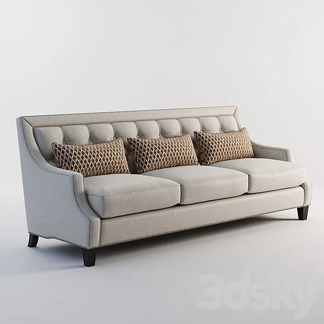 GRAMERCY HOME – GLAM SOFA 101.035 3DS Max Model