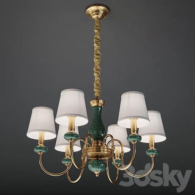 GRAMERCY HOME – LAURETTA CHANDELIER CH138-6 3DS Max Model