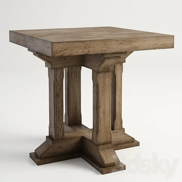 GRAMERCY HOME – PRESTON SIDE TABLE 522.010-2N7 3DS Max Model