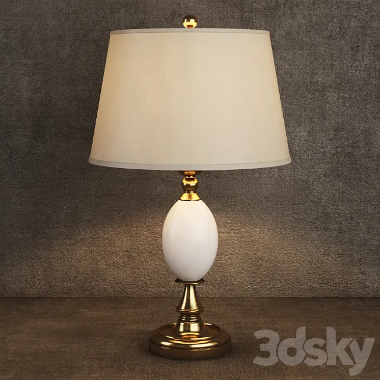 GRAMERCY HOME – SOPHIE TABLE LAMP TL018-1-BRS 3DS Max