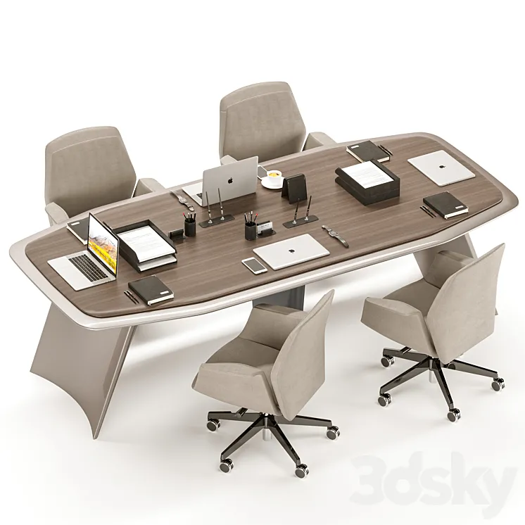 Gramy Conference Table MG40 3DS Max Model
