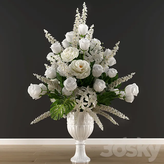 Grand Bouquet 001 3DS Max Model