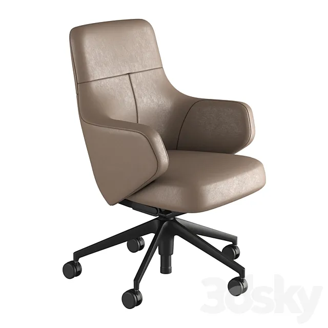 Grand executive lowback 3ds Max