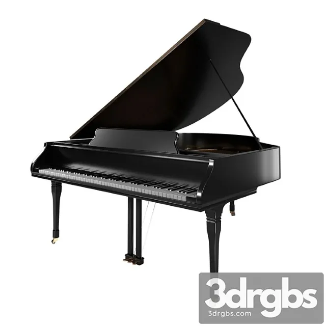 Grand piano classic detailed
