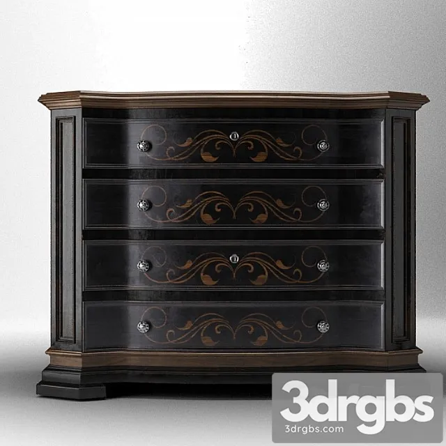 Grandover 2 drawer chest 2 3dsmax Download