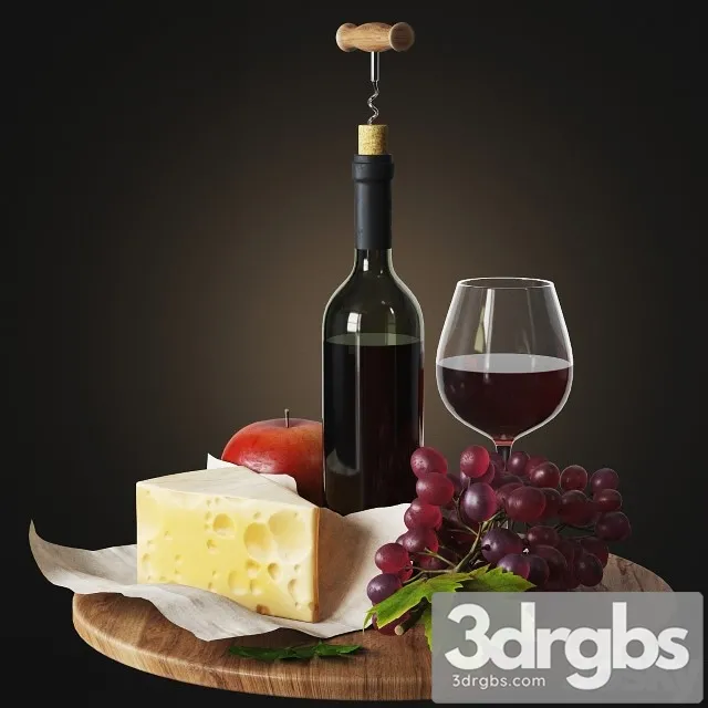 Grapes and Wine 3dsmax Download