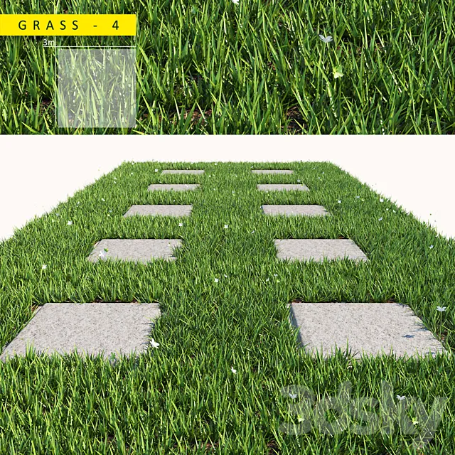 grass 4 3DS Max Model