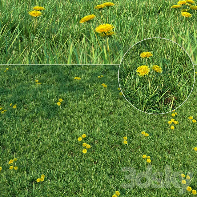 Grass for landscaping 3ds Max