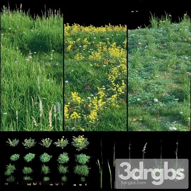 Grass Set 3dsmax Download