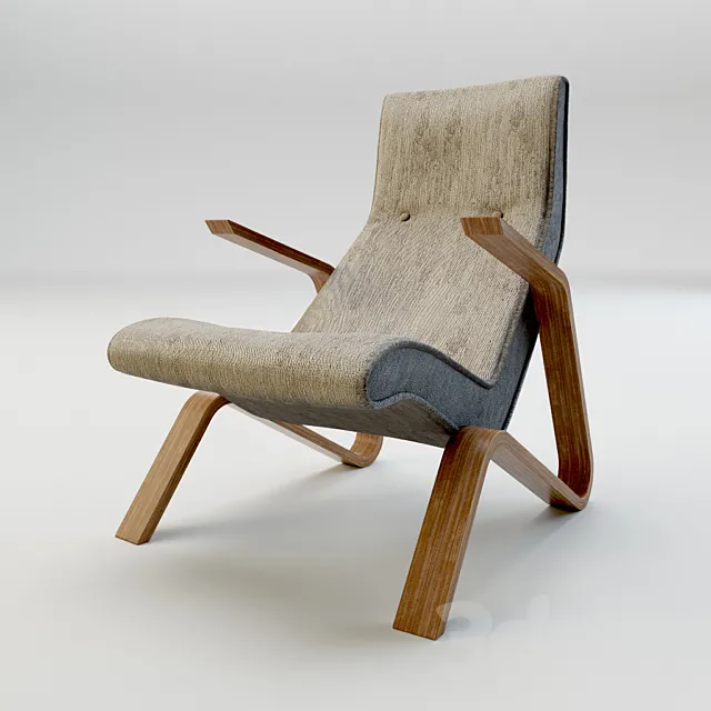 Grasshopper Arm Chair 3DS Max Model