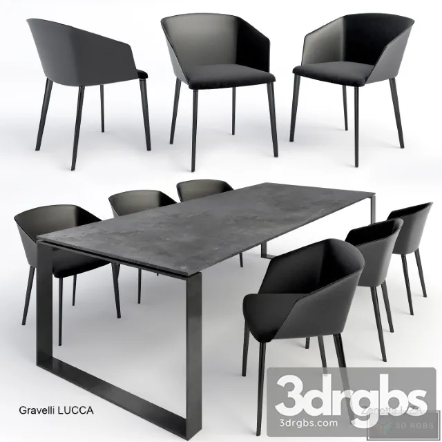Gravelli Table Zanotta Chair 3dsmax Download