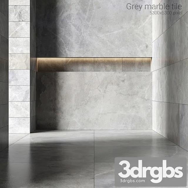 Gray marble tiles 2 3dsmax Download